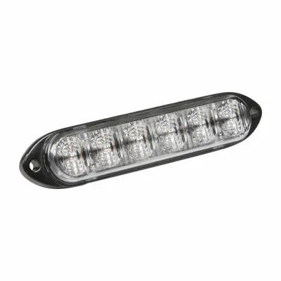 GROTE Warning/Directional Light: Combo Warning and Directional Light, Red, 1 in Overall Wd - Vehicle Perimeter Flashing Warning Lights