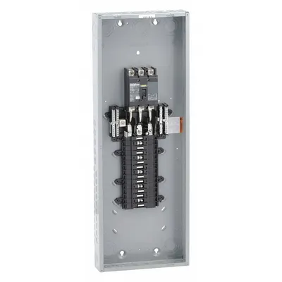 SQUARE D Load Center: 150 A Amps, 208Y/120/240V AC, 30 Spaces, 25kA, 0 Max. No. of Tandem Breakers - Square D QO - Main Lug, Convertible, Plug-On Neutral Load Centers
