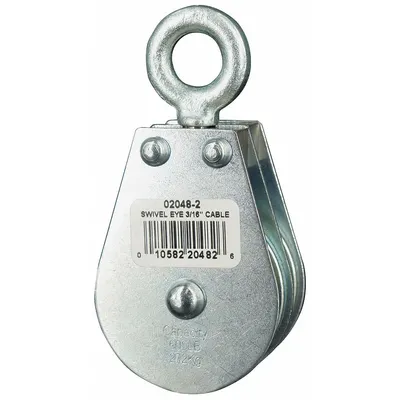 OEM Pulley Block: Swivel - Swivel-Eye Attached Pulley Blocks