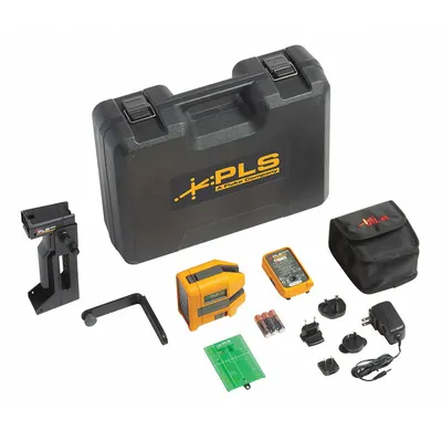 PACIFIC LASER SYSTEMS Green Laser Level: 2 Lines, Green Beam, 0 Planes - Cross-Line Laser Levels