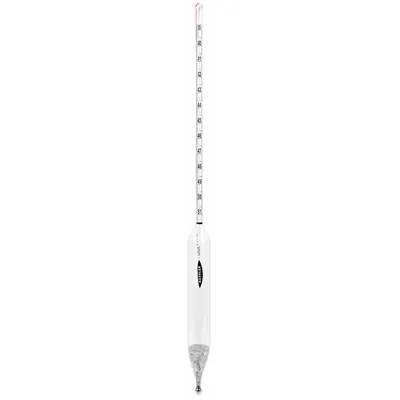 VEE GEE Specific Gravity Hydrometer: Baume Plain Form, 39/51, 0.1, Glass, +/-0.1° - Specific Gravity (Baume) Hydrometers