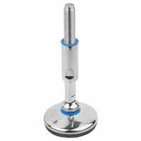 KIPP Male-End Leveling Mount: Swiveling Stud, M20 Thread Size, 80 mm, 20 kN Capacity (MPN K1303.108020X190)