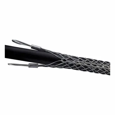 LEVITON Pulling Grip: 2.5 in to 3.5 in, 13,440 lb Breaking Strength, 22 in Mesh Lg - Heavy Duty Pulling Mesh Grips