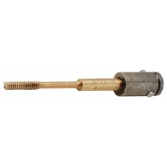 Steel pneumatic mandrel for installing helical inserts into coarse threads. Used with pneumatic tools to drive inserts for thread repair in metal components. Compatible with HELI-COIL helical inserts.