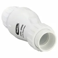 VALTERRA Check Valve: Swing, Inline Valve Body, 2 in Pipe Size, True Union Socket, PVC, Female, PVC (MPN 200-U20)