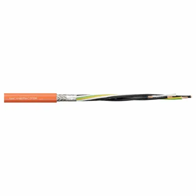 CHAINFLEX Motor Cable: 12 AWG, 4 Conductors, Order by the Foot, PUR Jacket - Continuous Flexing Power Cables