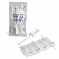 Sampling Scoop and Bag: Sterile, Polystyrene, 60 mL Capacity - mL, 2 fl oz Capacity - oz, White (MPN H36910-0000)