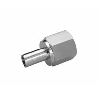 HAM-LET Compression Fitting Adapter: 12 mm OD x 1/2 in Pipe Fitting Size, Tube x FNPT (MPN 739LF SS 12MMX 1/2)