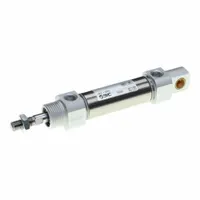 SMC Round Body Cylinder: 32 mm Bore, 75 mm Stroke, Non-Repairable, Stainless Steel, Clevis Mounting (MPN CDM2E32-75AZ1)
