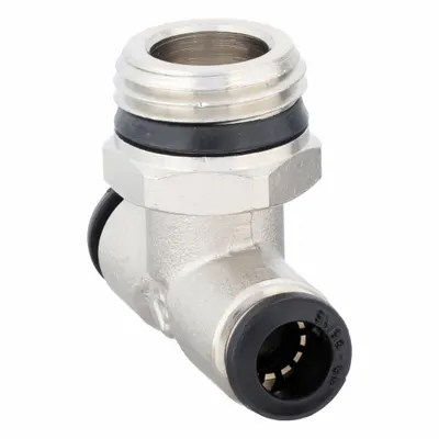 AIGNEP USA Nickel-Plated Brass Tube Fitting Tee - Nickel-Plated Brass Tube Fittings