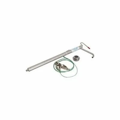 ACTION PUMP Hand Pump: Piston Action, Pump with Spout, Steel Housing, 8 oz per stroke - Down-Stroke Drum Pumps
