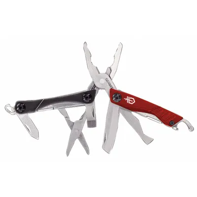 GERBER Multi-Tool: Multi-Tool Plier, 12 Tools, 2 3/4 in Closed Lg, 2 3/4 in Open Lg - Multi-Tools with Fold-Out Pliers