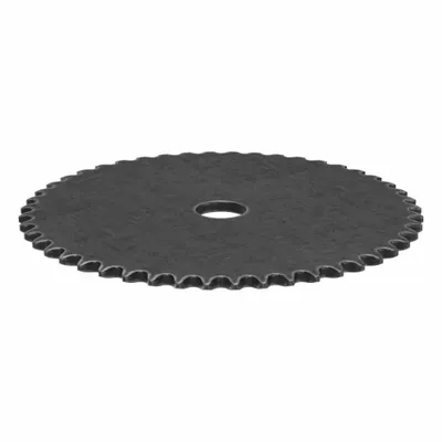 TRITAN Roller Chain Sprocket: No Hub, For Single Strands, 25, 48 Teeth, 3.822 in Pitch Dia - Size 25 Plain-Bore Roller Chain Sprockets