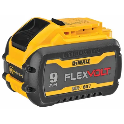 DEWALT Battery: FLEXVOLT, 9 Ah, Battery Included - DEWALT Cordless Tool Batteries