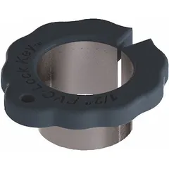 This release tool is designed for servicing PVC-Lock Manifold Tees in irrigation systems. Constructed from PVC, it is compatible with 1/2-inch diameter tees. Used to disassemble and maintain manifold connections during sprinkler repair.