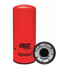 Spin-on oil filter with M52 x 1.50 thread size and 11 13/16 in overall height. Constructed with cellulose media and includes an integral gasket. Interchanges with FleetGuard LF16348. Used in engine lubrication systems to remove contaminants from oil.
