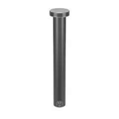Steel clevis pin with plain finish, 1/4 in diameter and 1-7/8 in shank length. Supplied in a pack of 25. Used in clevis and hitch-pin applications for securing mechanical linkages in agricultural equipment, machinery, and industrial rigging.