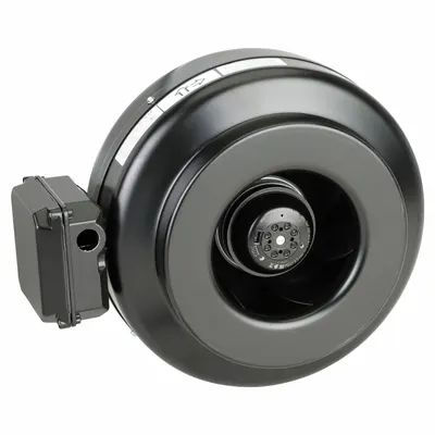 SOLER & PALAU In-Line Duct Fan: 618 cfm Max., 10 in Duct, 214 W, 120V AC, 1 Ph, IP44 - General Purpose Inline Duct Fans
