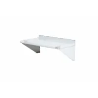 APPROVED VENDOR Wall Shelf: 24 in x 16 in x 12 in, 24 in x 16 in, 100 lb Load Capacity, Satin (MPN 2HGA9)