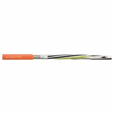 CHAINFLEX Servo Motor Cable: (4) 16 AWG (1.5)/(2) Shielded Twisted Pr 16 AWG (1.5) - Servo Motor Power Cables