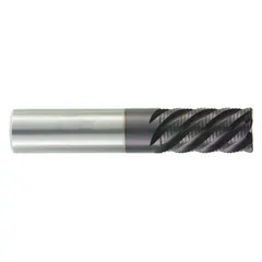This carbide roughing end mill features a corner-radius design for enhanced edge strength. With 4 flutes and AlTiN coating, it is suited for aggressive material removal in stainless steel and super alloys. Typical applications include roughing operations in aerospace, oil and gas, and heavy equipment manufacturing.