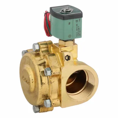 REDHAT Solenoid Valve: 2-Way, Normally Open, 2 in Pipe Size, 220V AC/240V AC, Watertight - 2-Way/2-Position, Normally Open Solenoid Valves