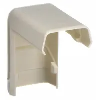 LEGRAND 90 Degrees External Elbow: 400, 1 in Wd, 1/2 in Ht, Plastic, Ivory (MPN 418)