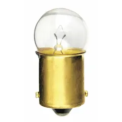 APPROVED VENDOR 28V AC G6 Globe BA15s Incandescent Lamp, White, 303