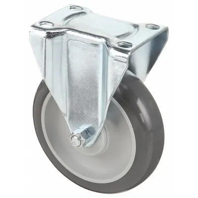 OEM Plate Caster: Rigid - Debris-Resistant Plate Casters