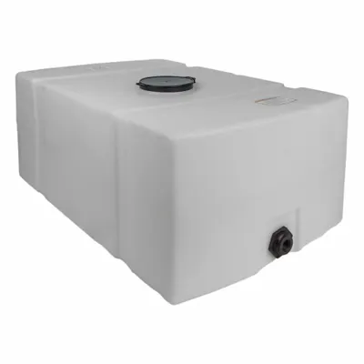 NORWESCO Utility Tank: 68 gal, Closed Top, 42 in x 27 in, 5 in Fill Opening Dia - Rectangular Horizontal Liquid Storage Tanks