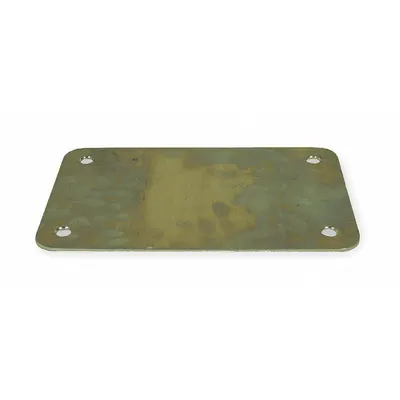 HUBBELL KILLARK Interior Panel: Back Panel Panel, 9 in Overall Ht, 9 in Overall Wd, Aluminum - Interior Mounting Panels