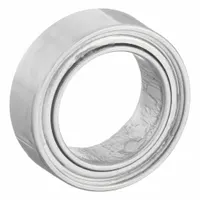 EZO Miniature Ball Bearing: 168, Dbl Shield, 1/4 in Bore, 3/8 in OD, 0.125 in Wd, 302°F Max Temp (MPN SR168ZZA3MC3SRL)