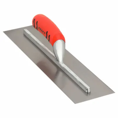 KRAFT TOOL Square End Trowel: Blade Material Carbon Steel, Blade Shape Square - Square-End Finishing Trowels