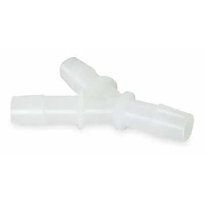 ELDON JAMES Barbed Wye: Barbed, 1/8 in ID x 1/8 in ID x 1/8 in ID Fitting Size, HDPE - Polyethylene Barbed Tube Fittings