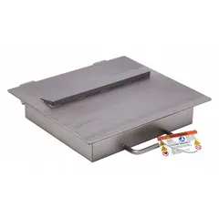 This ERIEZ plate magnet uses a rare earth primary magnet material to achieve a maximum magnetic pull strength of 100 oz. The stainless steel frame provides corrosion resistance in dry material handling environments. With an overall length of 7 inches, it is suited for installation in chutes, ducts, or conveyors to remove ferrous tramp metal from free-flowing bulk materials.