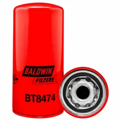 Spin-on hydraulic filter with cellulose media for removing contaminants from hydraulic fluid. Features a 3/4"-14 thread size and includes a G381-A integral gasket. Compatible with MP Filtri vehicles. Used in industrial and mobile hydraulic systems.