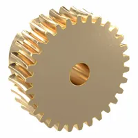 Worm Wheel: Reduction Ratio 30, Module m 0.8, Right Hand, 20° Pressure Angle, Aluminum Bronze (MPN AG0.8-30R1)