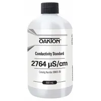 OAKTON Conductivity Calibration Solution: ACS, 500 mL Volume, Liquid, 2,764microsiemens, Plastic, 1 (MPN WD-00653-20)