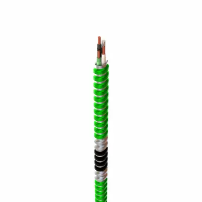 AFC CABLE Metallic Clad Building Cable: 12 AWG, 2 Conductors, Copper, 250 ft, Aluminum - Low-Profile Metal-Clad Cables