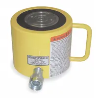 ENERPAC Hydraulic Ram: Single Acting, 100 ton Nominal Capacity, 2 in Nominal Stroke Lg, Steel (MPN RCS1002)
