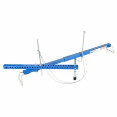 This engine transverse bar is a load leveling sling accessory with a 0.35 ton load capacity. It is used in lifting and rigging applications to distribute weight evenly when hoisting engines or other heavy components, improving stability during overhead lifts.