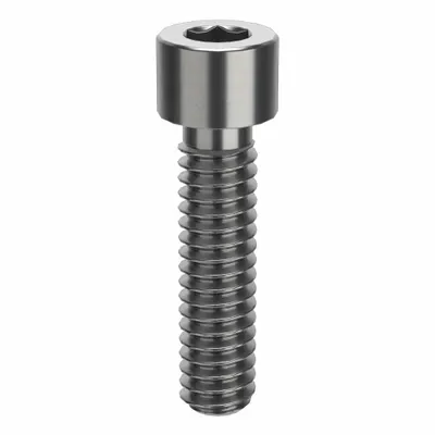 AMPG Socket Head Cap Screw: 1/4"-20 Thread Size, 1 in Lg, Std, Plain, Stainless Steel - Inch System Standard Socket Head Cap Screws
