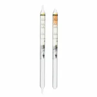 Pack of 10 gas detection tubes for use with DRAEGER Accuro pumps. Detects hydrogen peroxide (H2O2) with a measurement range of 0.1 to 3 ppm/1 ppm. Suitable for on-site measurement of H2O2 concentrations in industrial hygiene and workplace safety applications