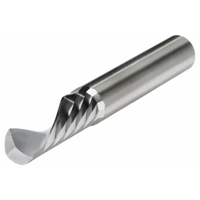 MICRO 100 Solid Router Bit: Spiral Downcut, 6 mm Cutter Dia - Spiral-Flute Router Bits for Plastics & Composites