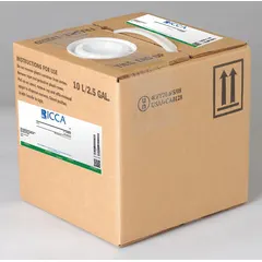 Liquid pH buffer solution with a pH of 7.70, lab grade, and 1000 ppm concentration. Supplied in a 10 L plastic container within a box. Used for calibrating pH meters and maintaining pH in analytical and quality-control applications.