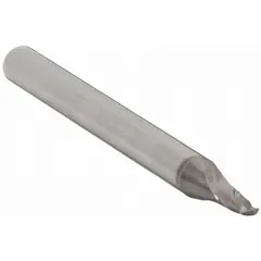 Carbide square end mill with TiCN coating and 2 flutes. Mill diameter is 5/64" with a 5/32" length of cut. Suitable for general-purpose milling of metals and composites in slotting, profiling, and contouring operations.