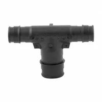 UPONOR Barbed Tee: 1 in ID x 3/4 in ID x 1 in ID Size, Barbed x Barbed x Barbed x Barbed, Polymer (MPN Q4751751)