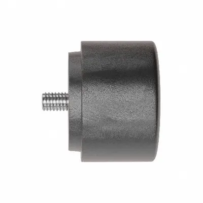 AMERICAN Replacement Hammer Tip: Hard, Urethane, 2 in Dia, 3/8-16 Thread Size, Threaded - Replacement Faces & Tips