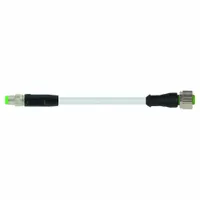 MURRELEKTRONIK Cordset: M8 Male Straight X M12 Female Straight, PVC, Gray, 5 m Cable Lg (MPN 7000-88241-2100500)