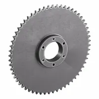 TSUBAKI Sprocket: For 40 Chain, 60 Teeth, 9.554 in Pitch Dia, 9.84 in Outside Dia, Steel (MPN 40SDS60)